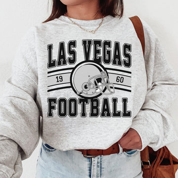 Unisex Las Vegas football vintage crewneck sweatshirt for men and women