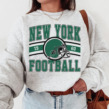 Unisex New York football vintage crewneck sweatshirt for men and women