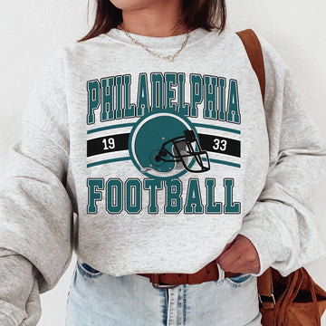 Unisex Philadelphia football vintage crewneck sweatshirt for men and women