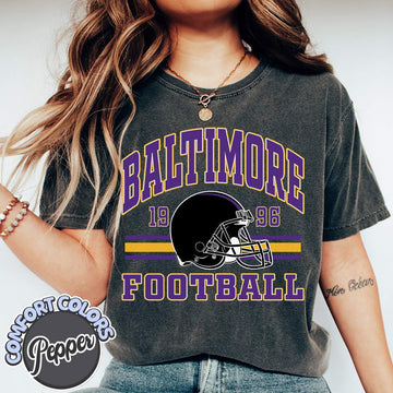 Unisex Baltimore football vintage t-shirt for men and women