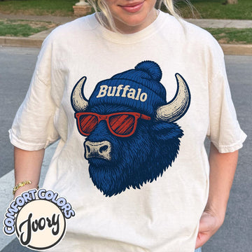 Unisex Buffalo football vintage t-shirt for men and women