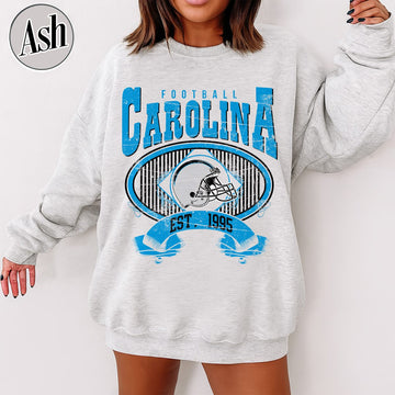 Unisex Carolina football vintage crewneck sweatshirt for men and women