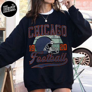 Unisex Chicago football vintage crewneck sweatshirt for men and women
