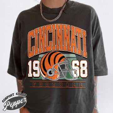 Unisex Cincinnati football vintage t-shirt for men and women