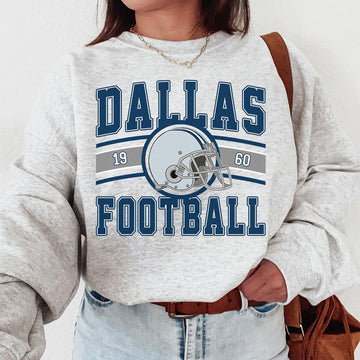 Unisex Dallas football vintage crewneck sweatshirt for men and women