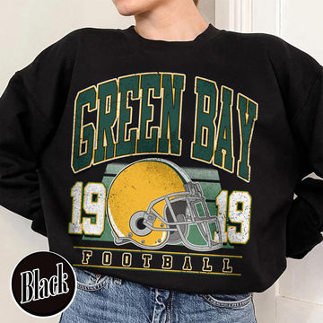 Unisex Green Bay football vintage crewneck sweatshirt for men and women