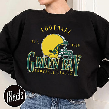 Unisex Green Bay football vintage crewneck sweatshirt for men and women