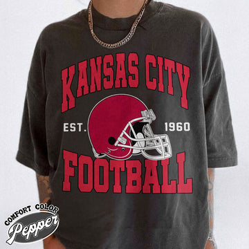 Unisex Kansas City football vintage t-shirt for men and women