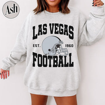 Unisex Las Vegas football vintage crewneck sweatshirt for men and women