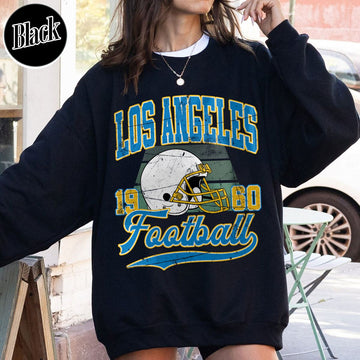Unisex Los Angeles football vintage crewneck sweatshirt for men and women