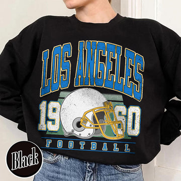 Unisex Los Angeles football vintage crewneck sweatshirt for men and women