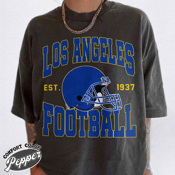 Unisex Los Angeles football vintage t-shirt for men and women