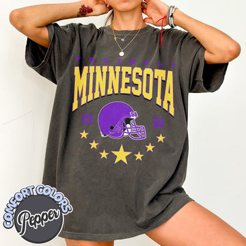 Unisex Minnesota football vintage t-shirt for men and women
