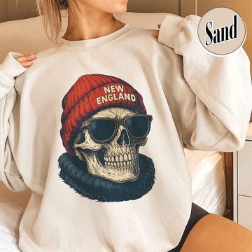 Unisex New England football vintage crewneck sweatshirt for men and women