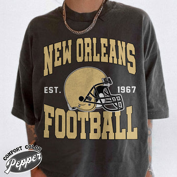 Unisex New Orleans football vintage t-shirt for men and women
