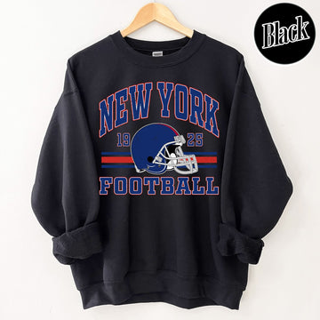 Unisex New York football vintage crewneck sweatshirt for men and women