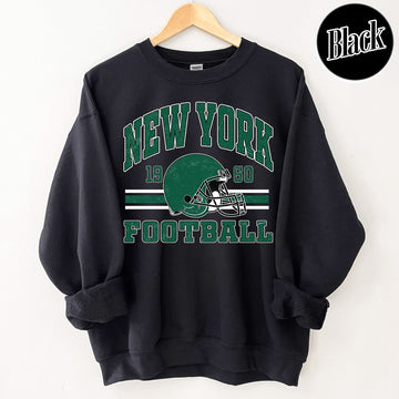 Unisex New York football vintage crewneck sweatshirt for men and women