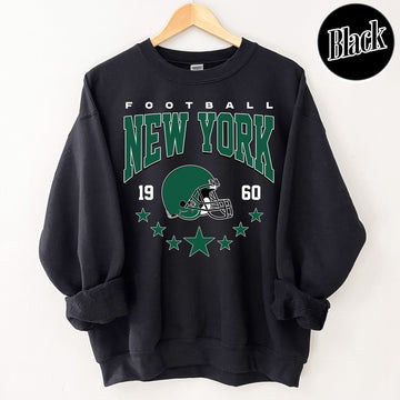 Unisex New York football vintage crewneck sweatshirt for men and women