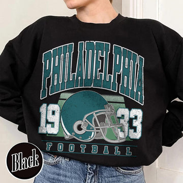 Unisex Philadelphia football vintage crewneck sweatshirt for men and women