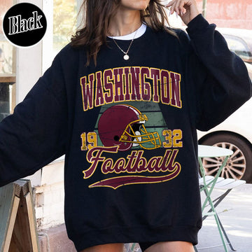 Unisex Washington football vintage crewneck sweatshirt for men and women