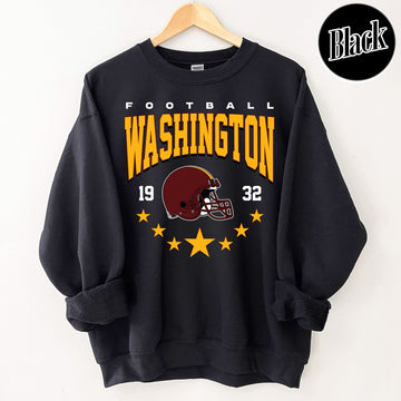 Unisex Washington football vintage crewneck sweatshirt for men and women