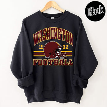 Unisex Washington football vintage crewneck sweatshirt for men and women