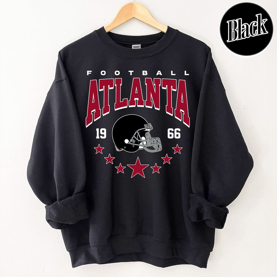 Unisex Atlanta football vintage crewneck sweatshirt for men and women