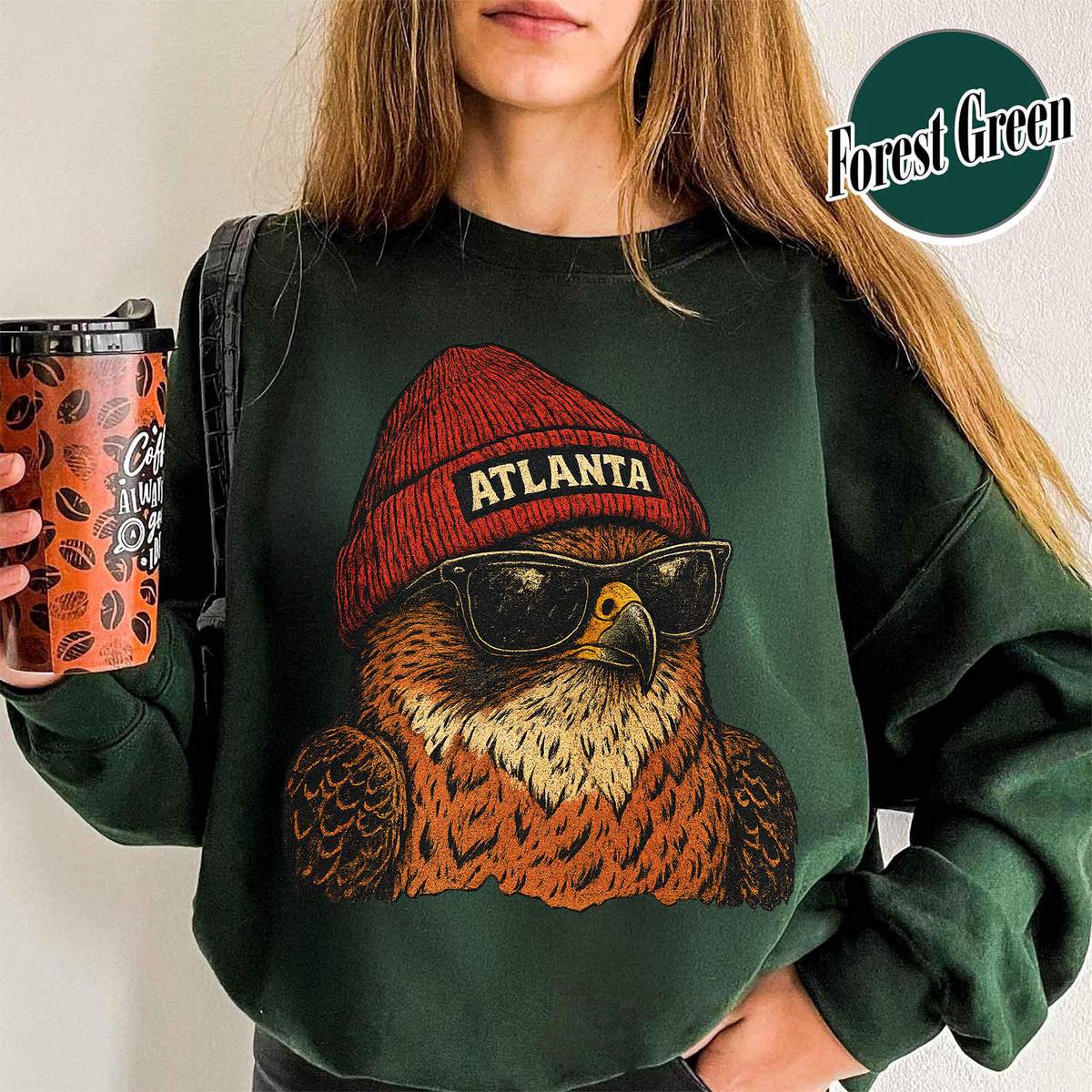 Unisex Atlanta football vintage crewneck sweatshirt for men and women