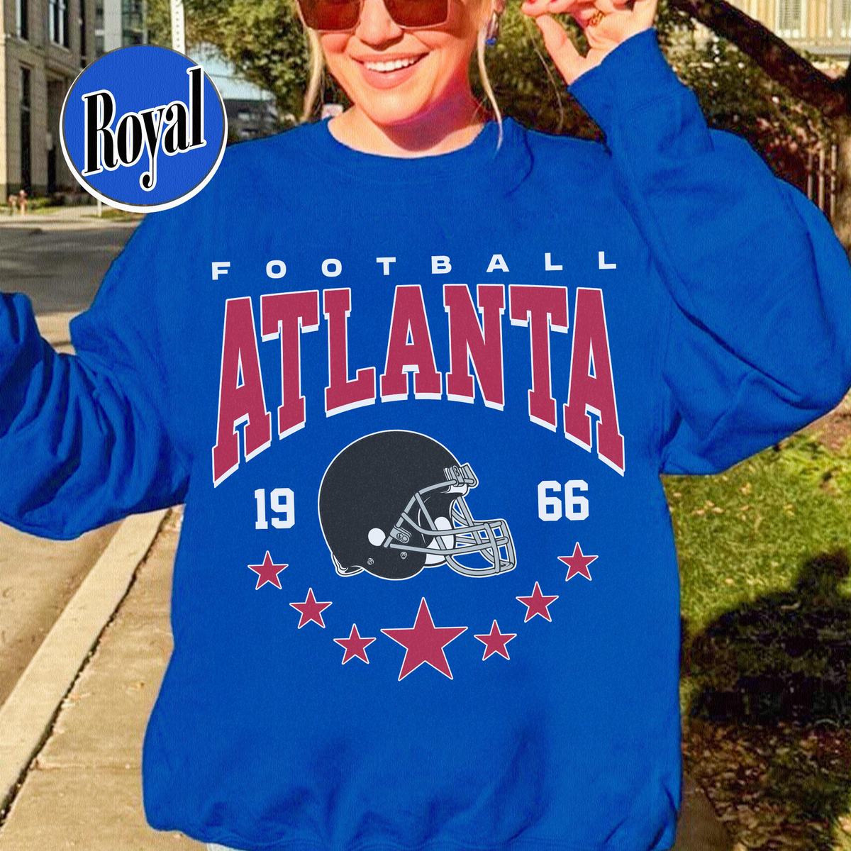 Unisex Atlanta football vintage crewneck sweatshirt for men and women