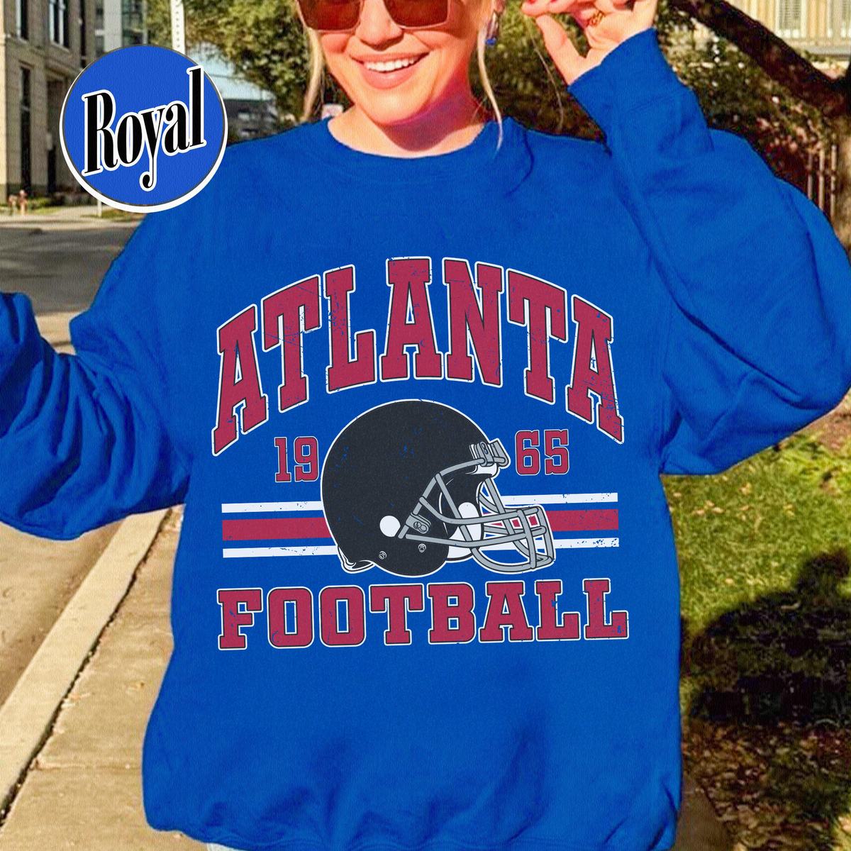 Unisex Atlanta football vintage crewneck sweatshirt for men and women