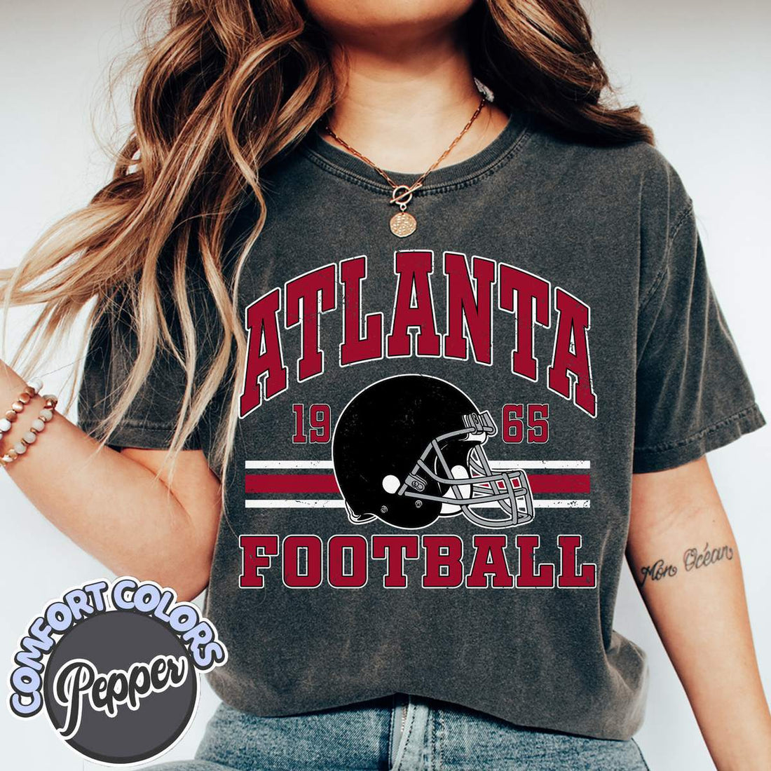 Unisex Atlanta football vintage t-shirt for men and women