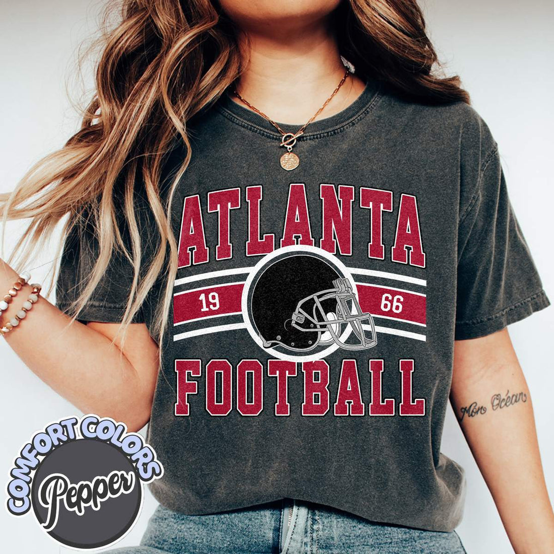 Unisex Atlanta football vintage t-shirt for men and women