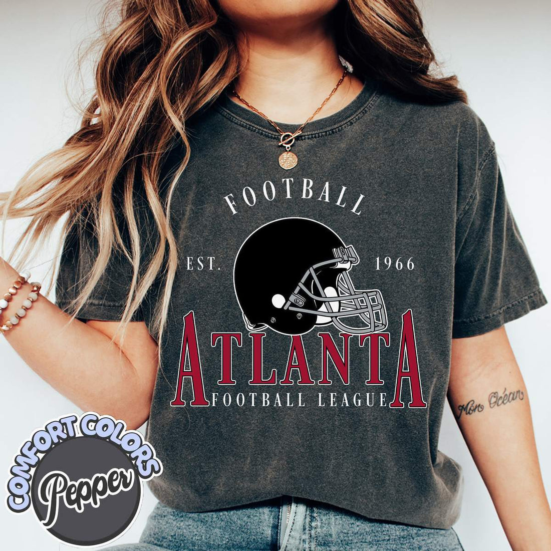 Unisex Atlanta football vintage t-shirt for men and women