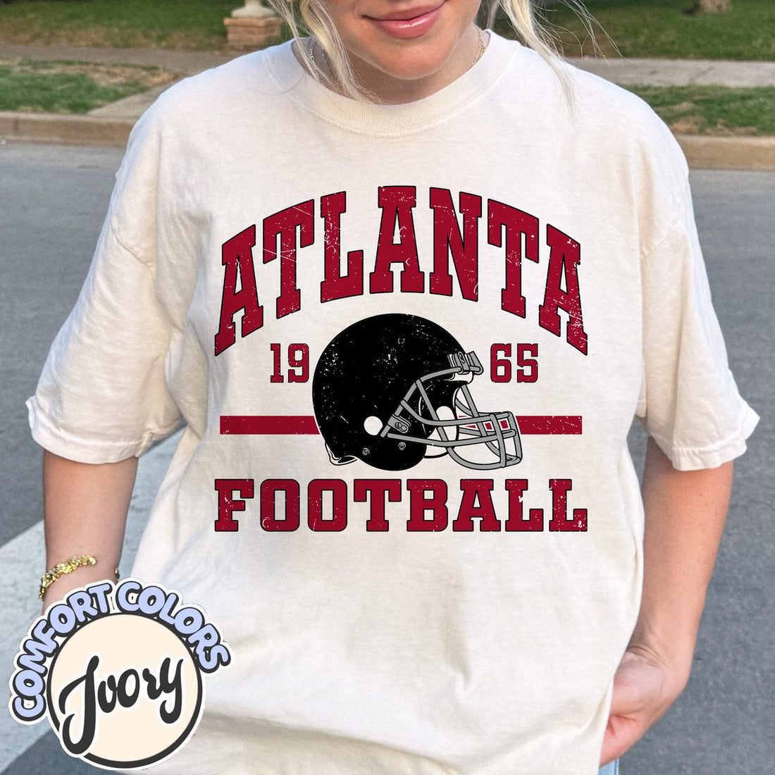 Unisex Atlanta football vintage t-shirt for men and women