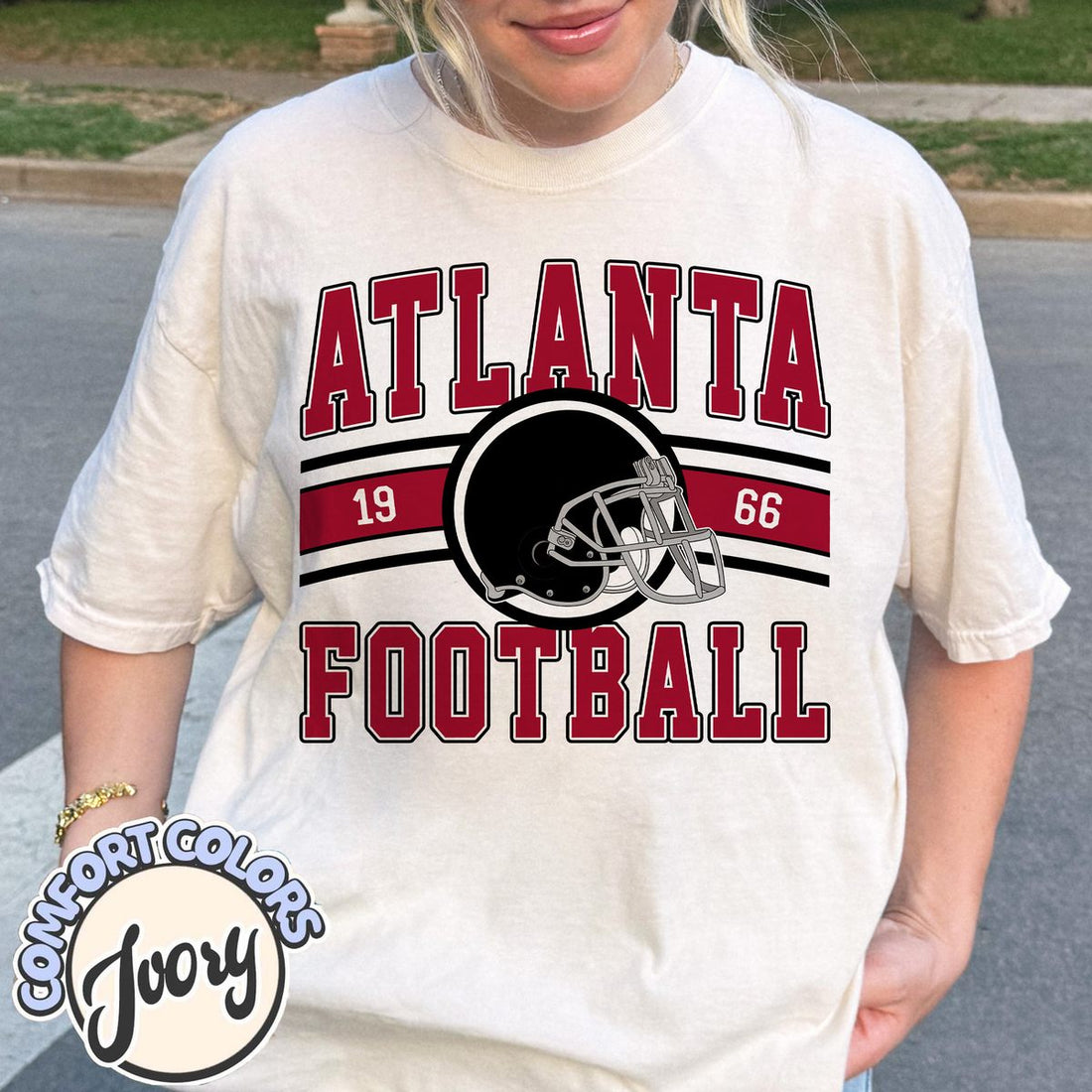 Unisex Atlanta football vintage t-shirt for men and women