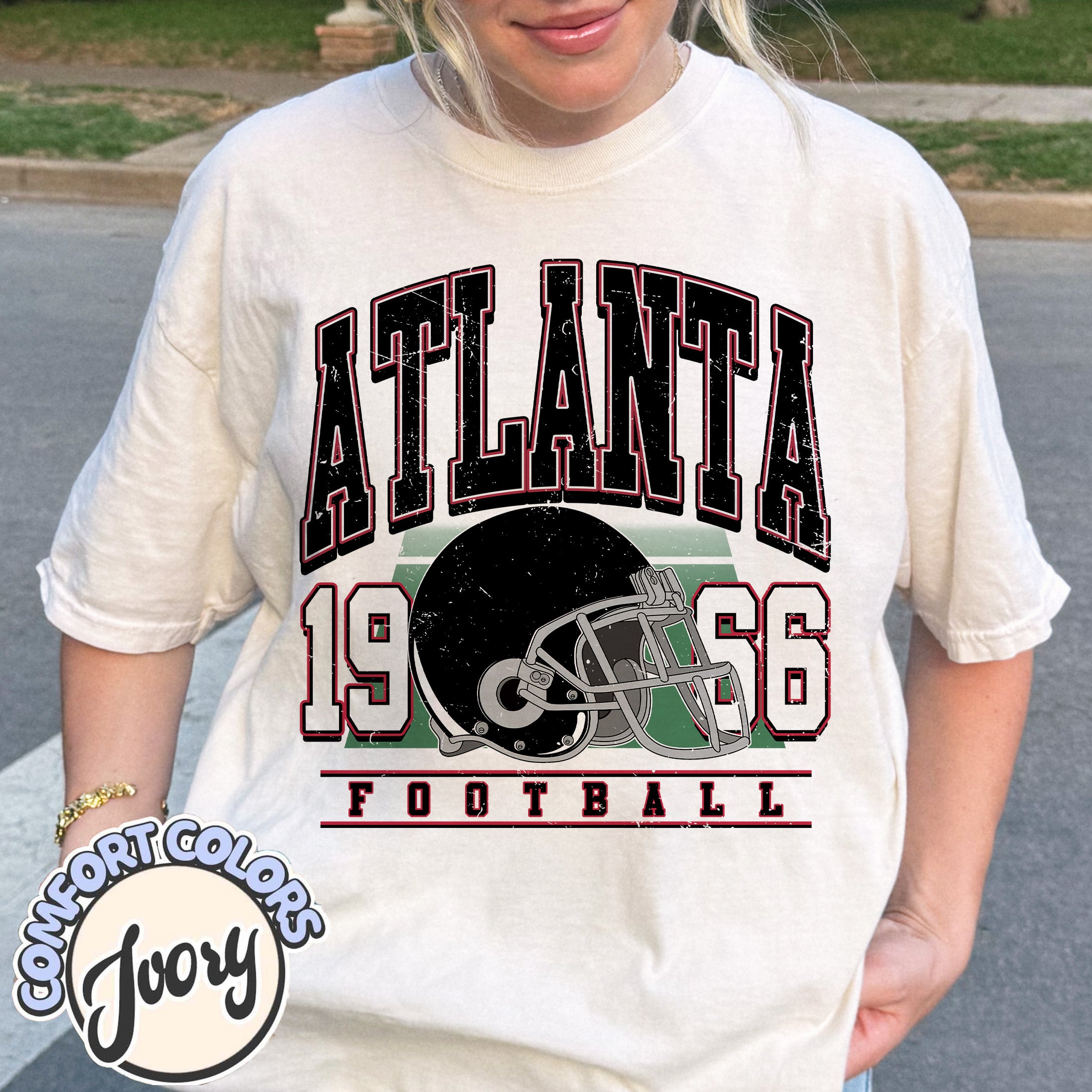 Unisex Atlanta football vintage t-shirt for men and women