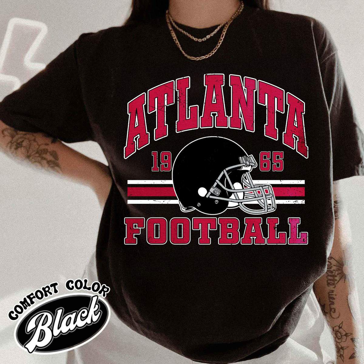 Unisex Atlanta football vintage t-shirt for men and women