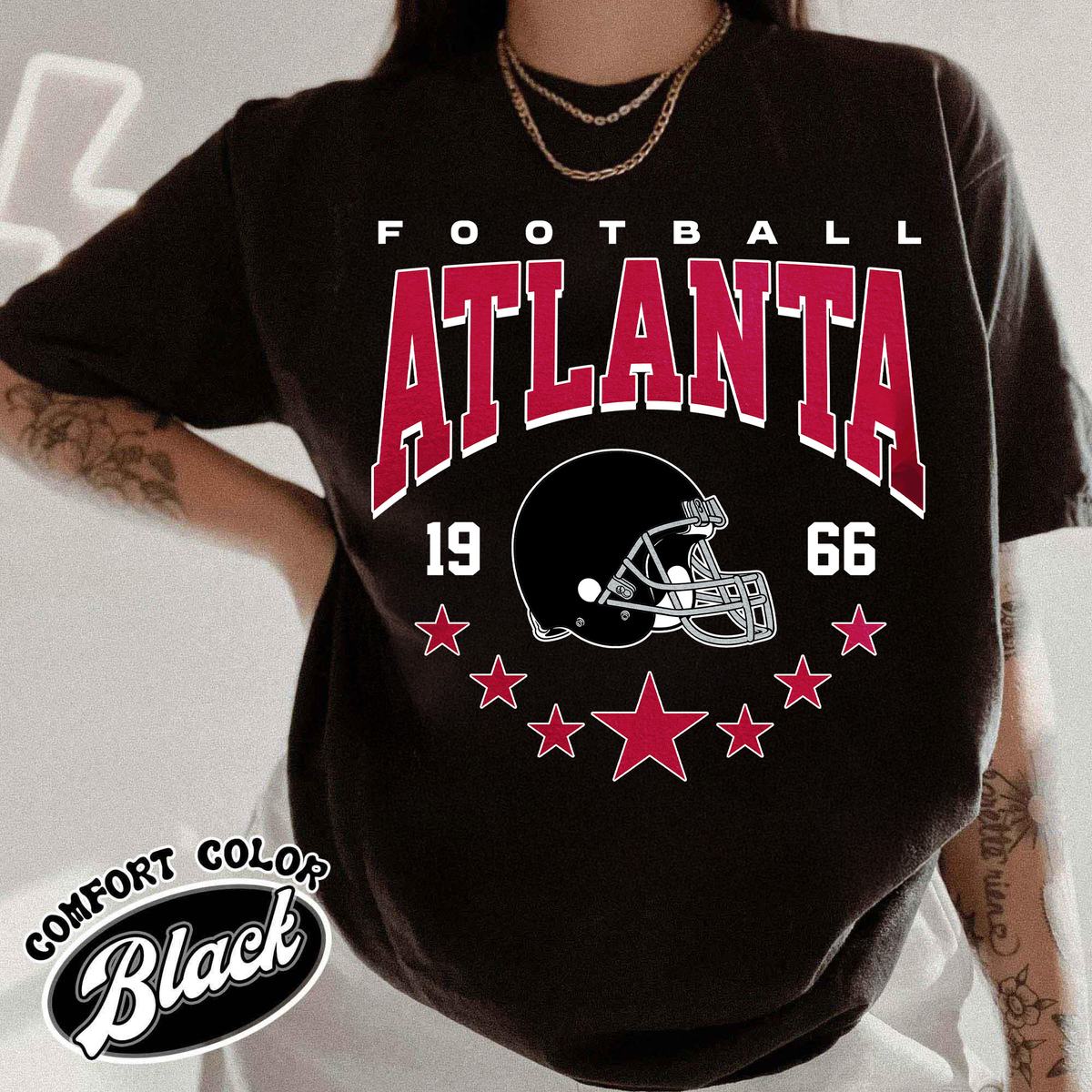 Unisex Atlanta football vintage t-shirt for men and women