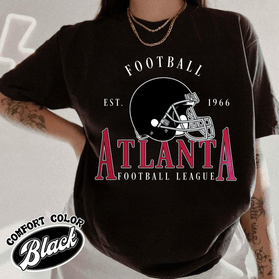Unisex Atlanta football vintage t-shirt for men and women