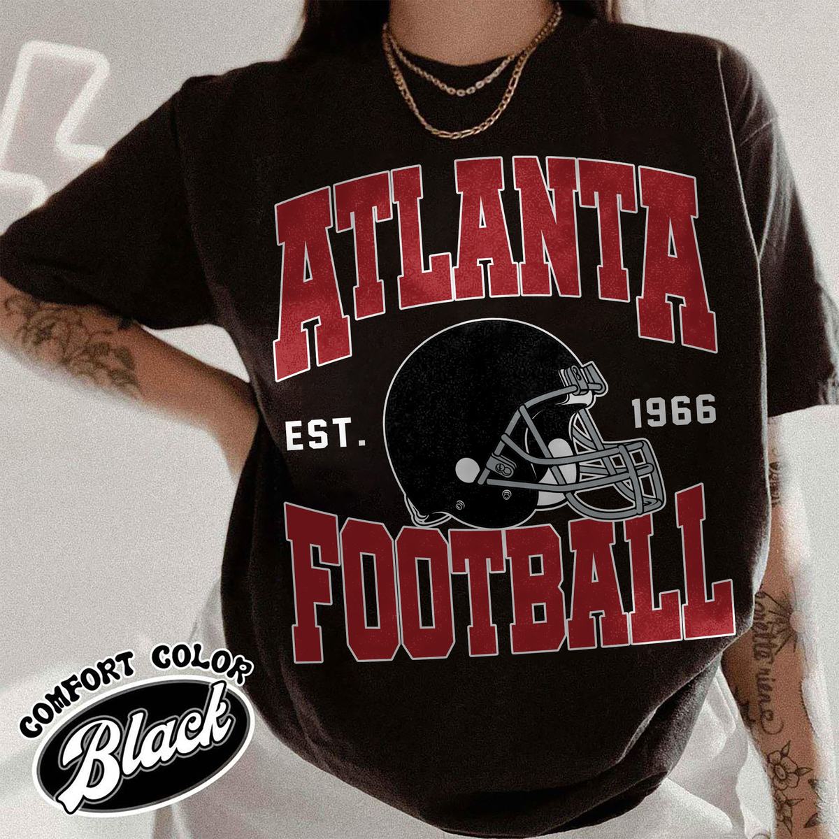 Unisex Atlanta football vintage t-shirt for men and women