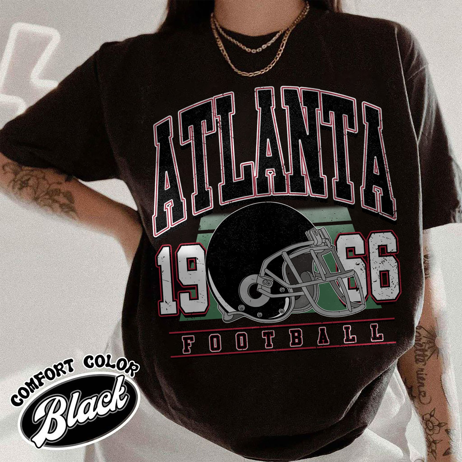 Unisex Atlanta football vintage t-shirt for men and women