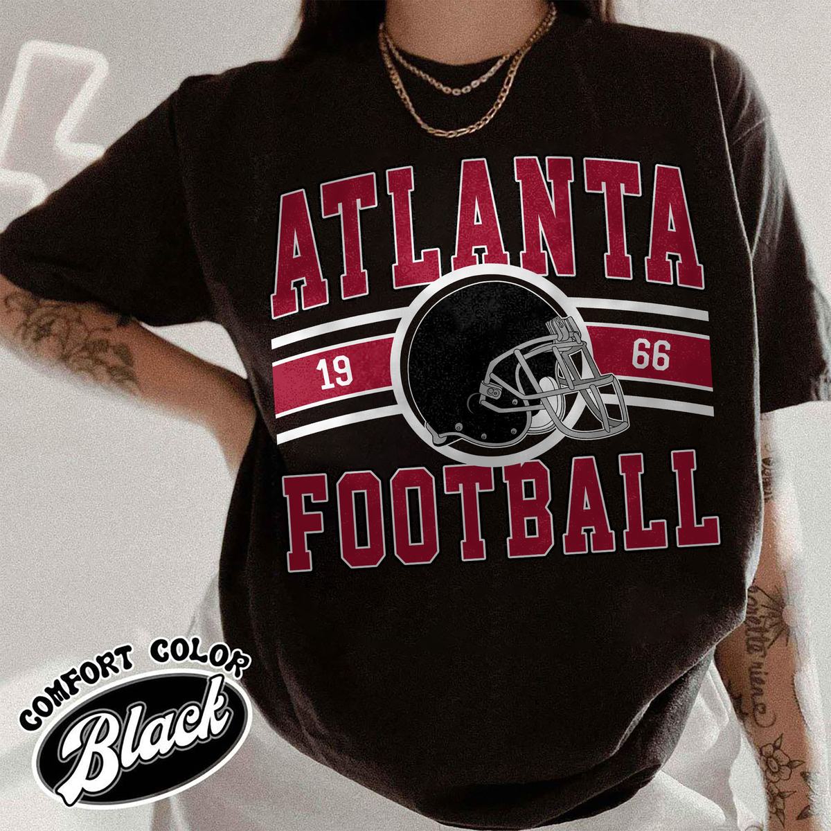 Unisex Atlanta football vintage t-shirt for men and women
