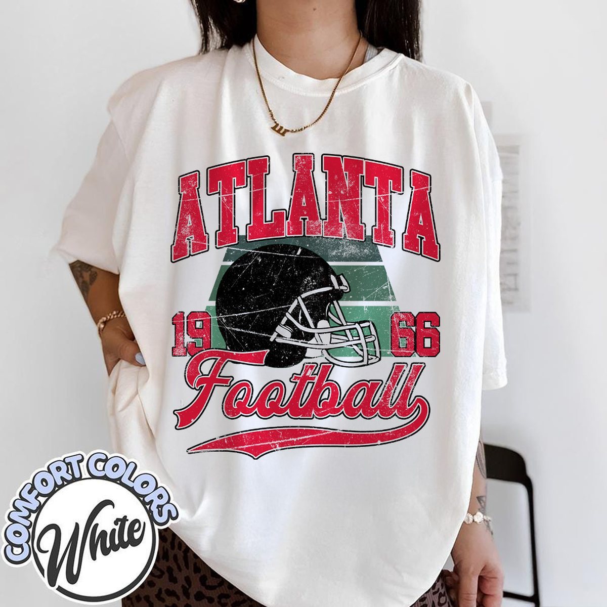 Unisex Atlanta football vintage t-shirt for men and women