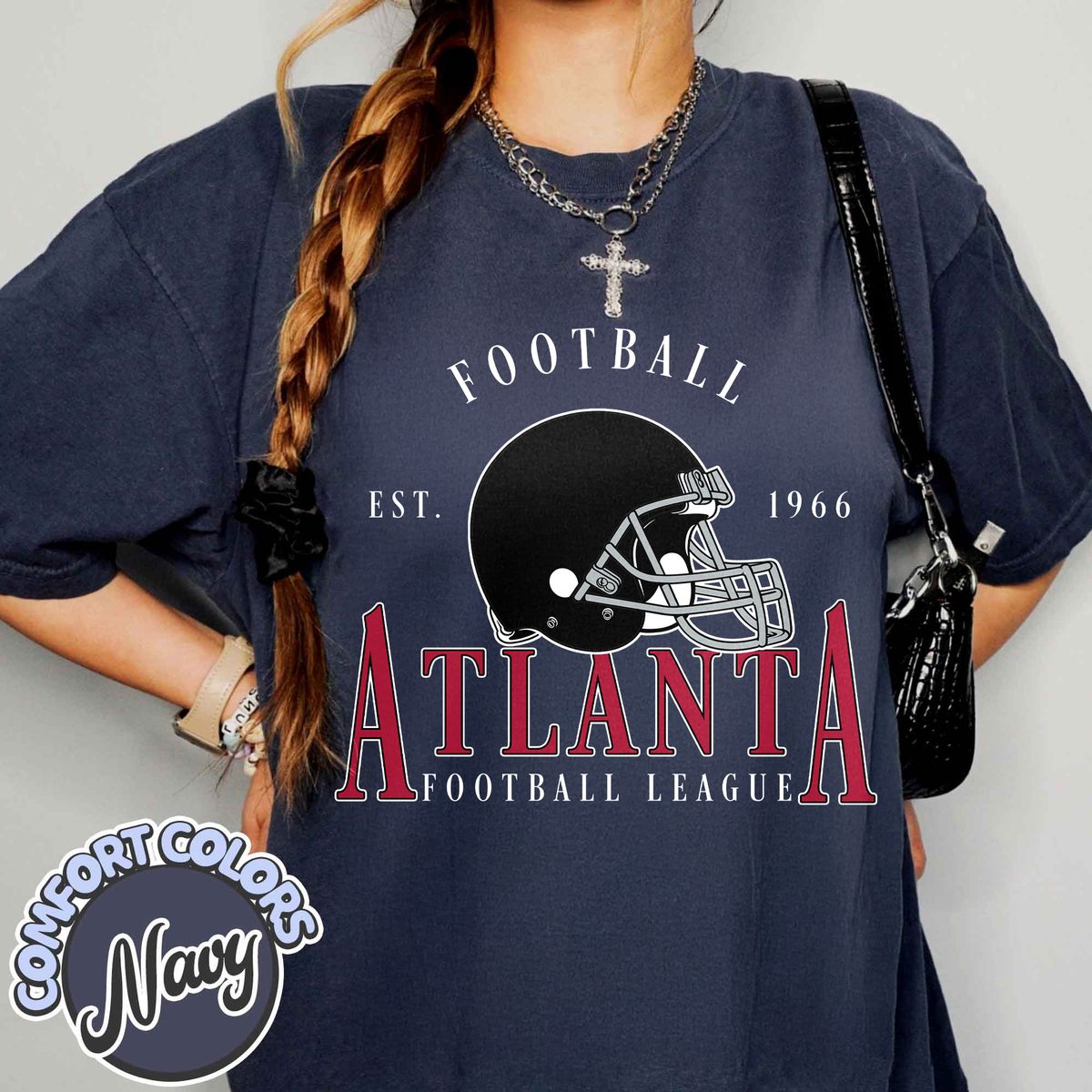 Unisex Atlanta football vintage t-shirt for men and women