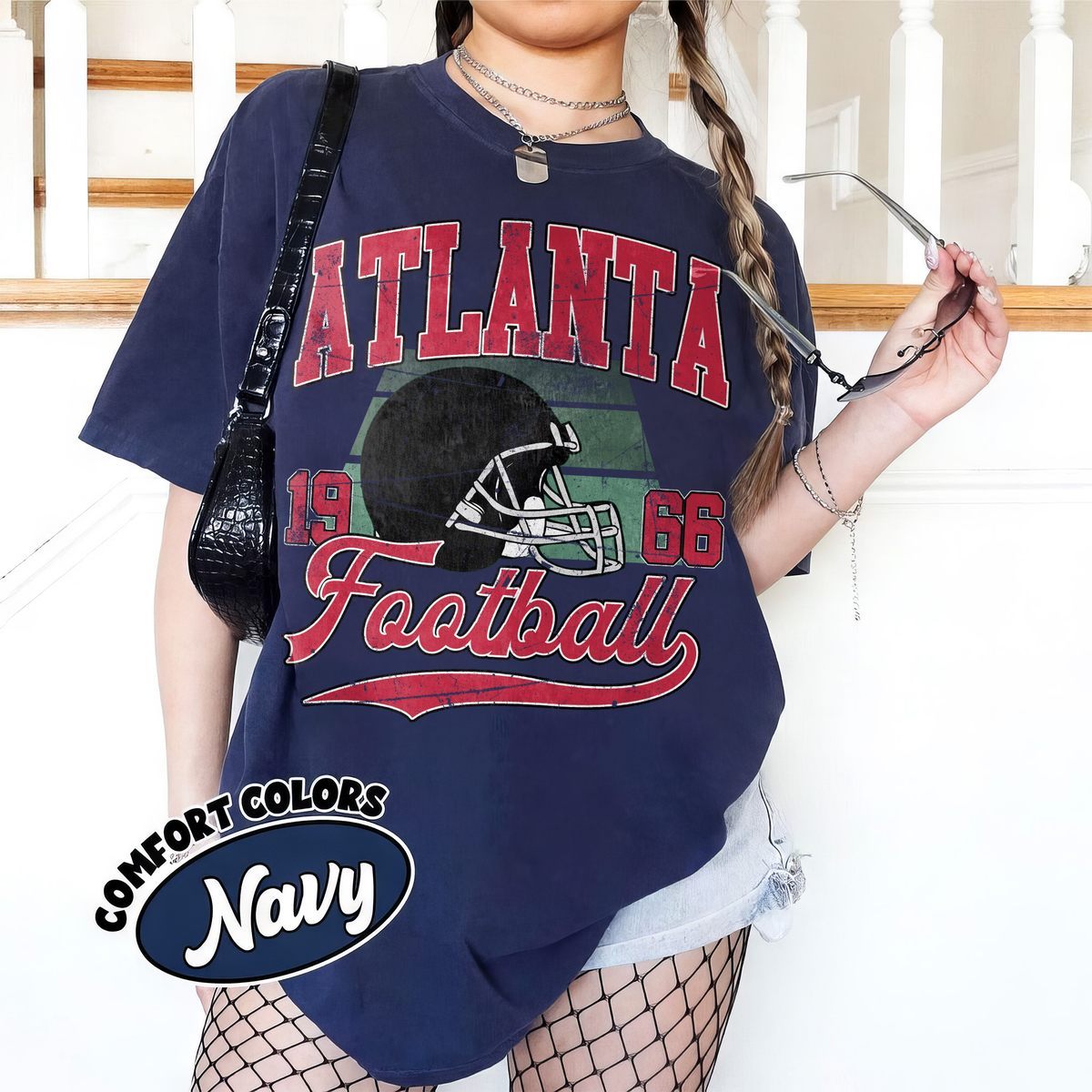Unisex Atlanta football vintage t-shirt for men and women