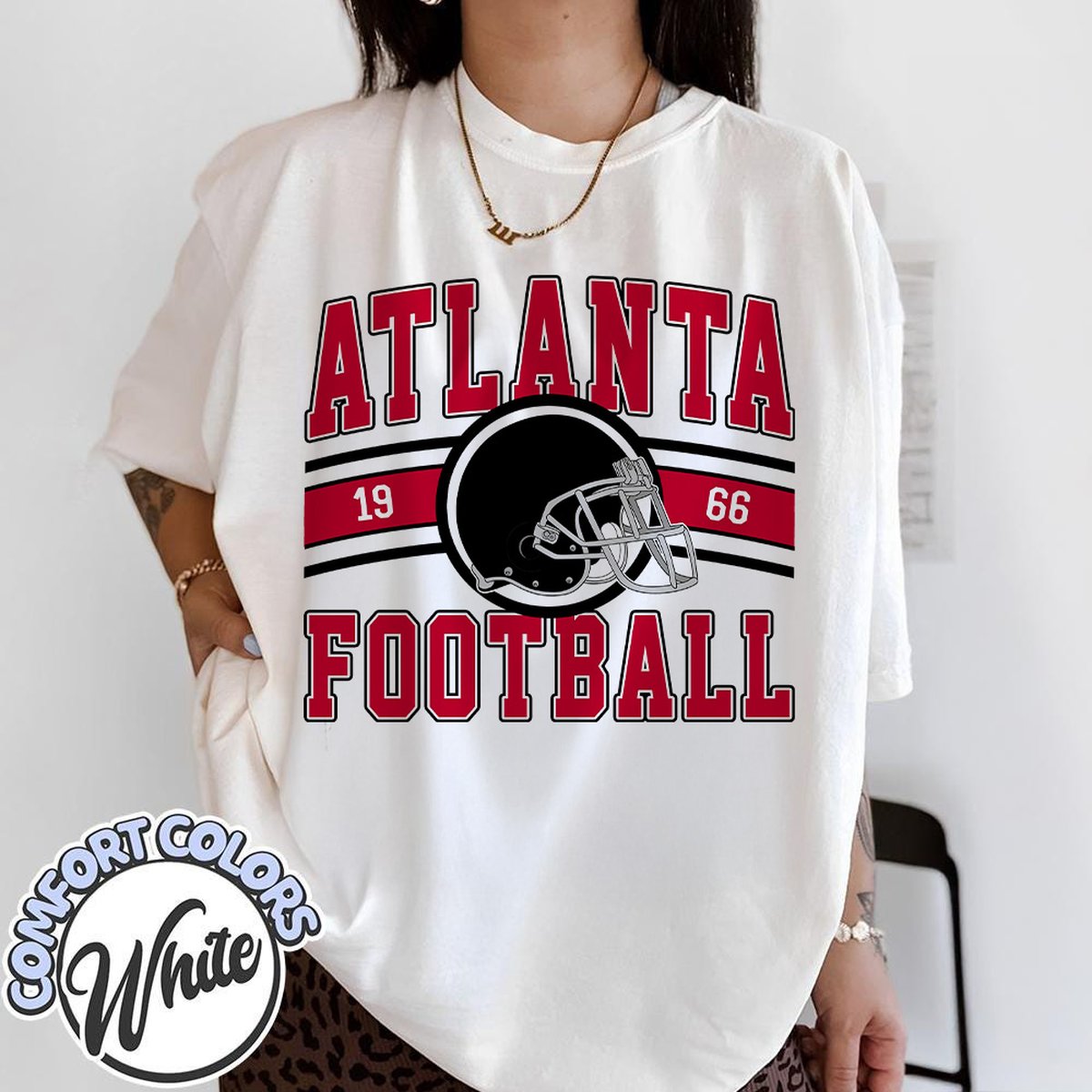 Unisex Atlanta football vintage t-shirt for men and women