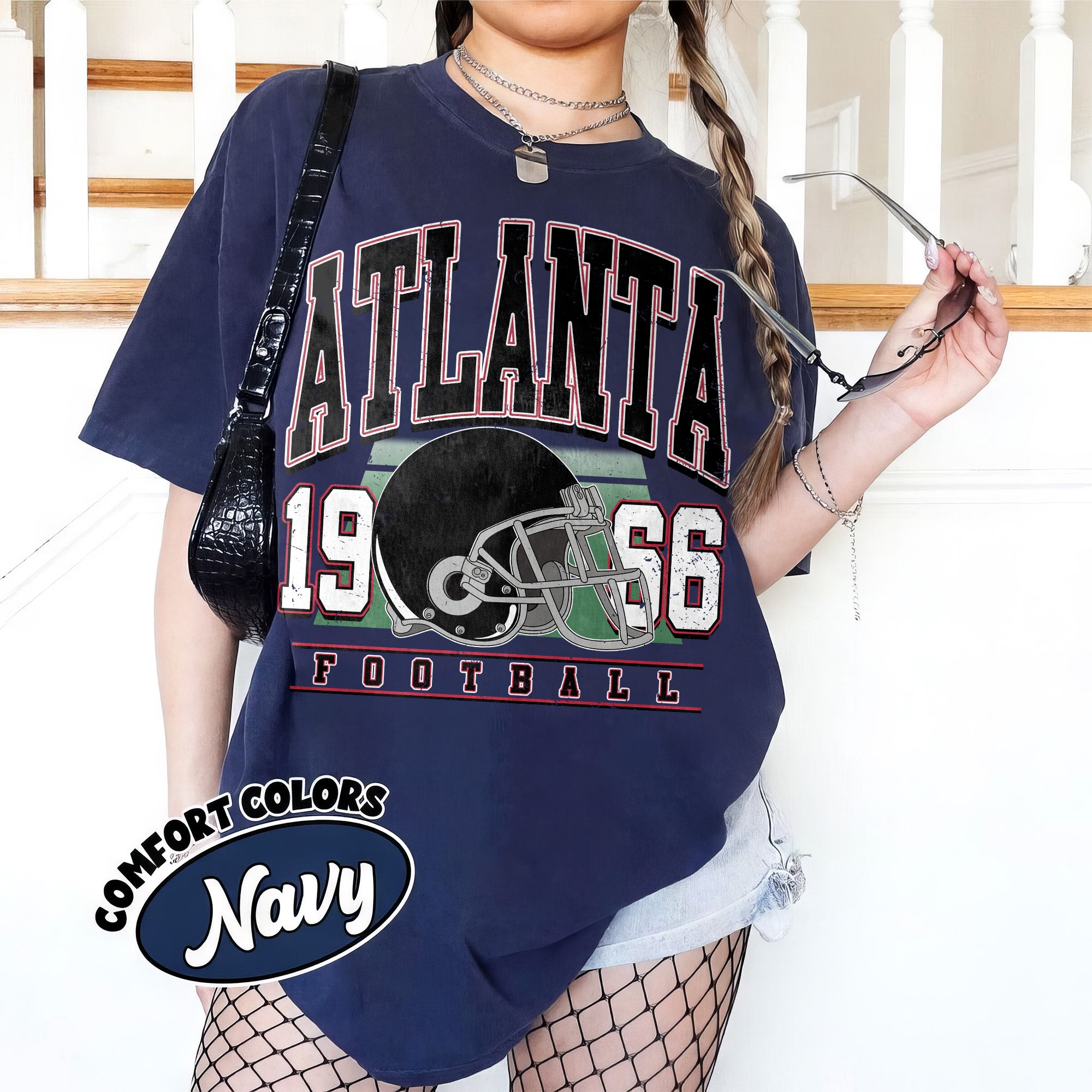 Unisex Atlanta football vintage t-shirt for men and women