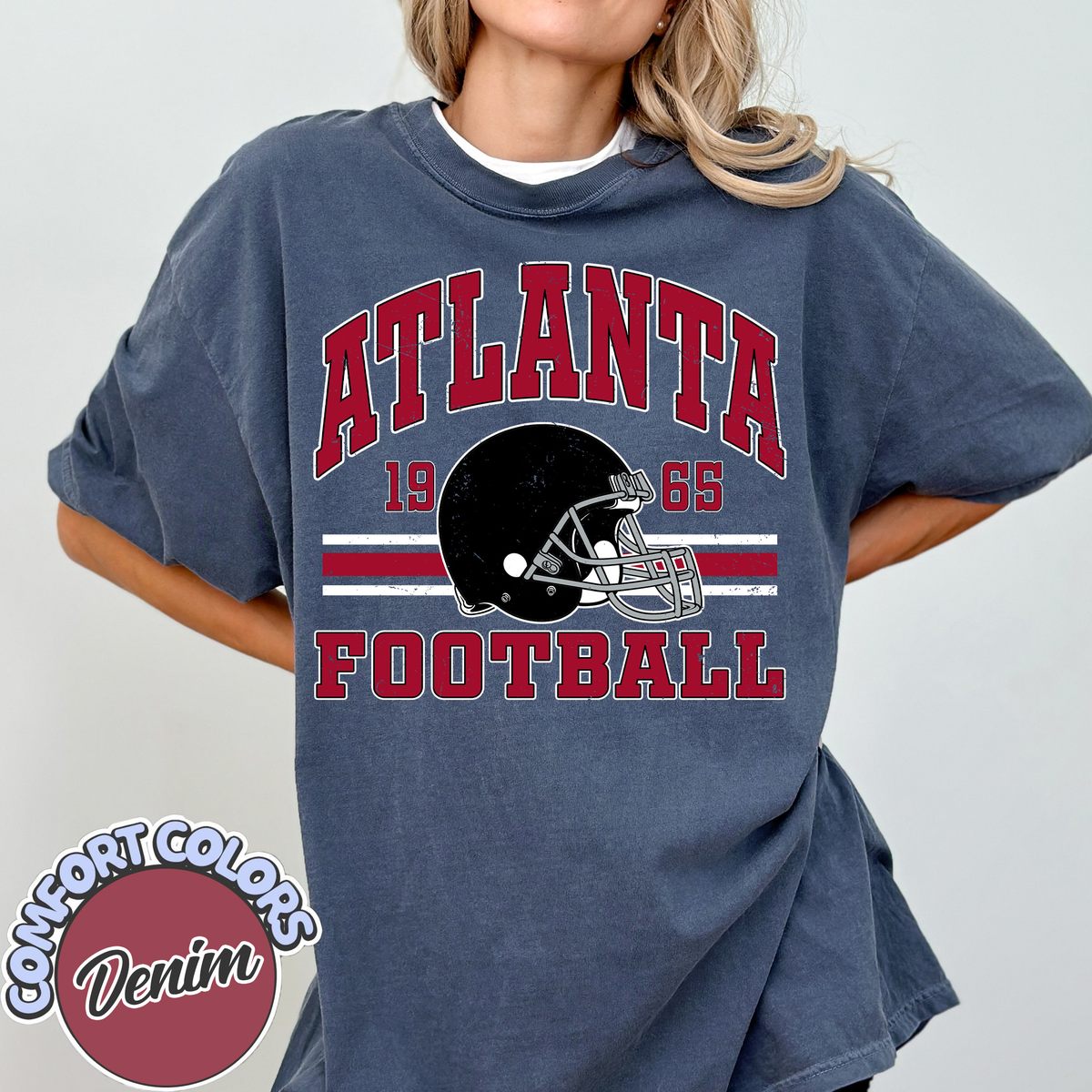 Unisex Atlanta football vintage t-shirt for men and women
