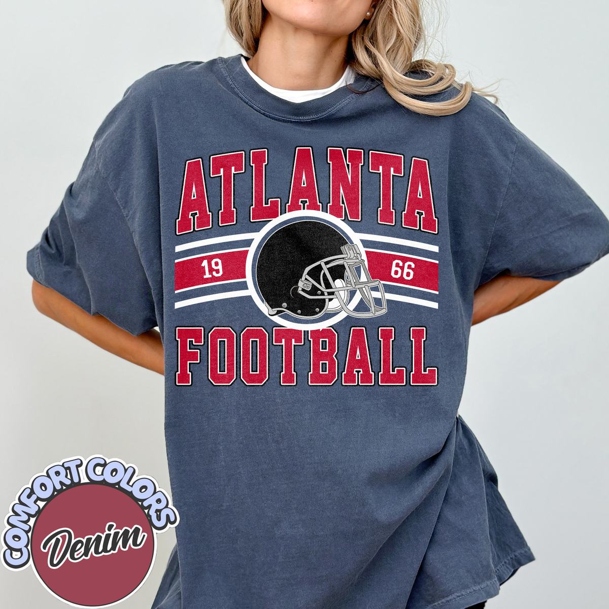 Unisex Atlanta football vintage t-shirt for men and women