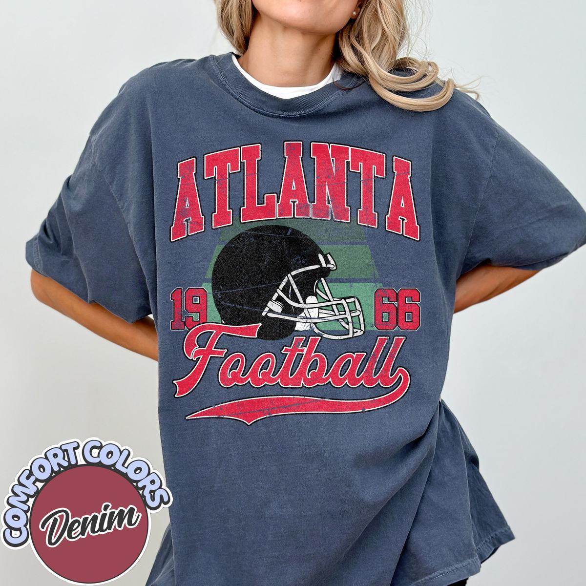 Unisex Atlanta football vintage t-shirt for men and women